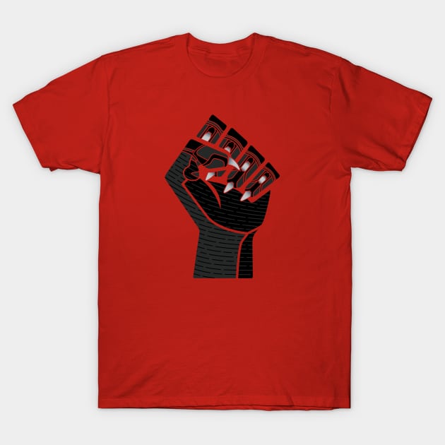 Panther Fist T-Shirt by Evan Ayres